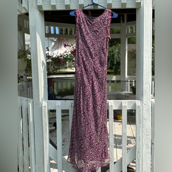 Vintage, ditzy print, sleeveless maxi dress - Picture 5 of 7